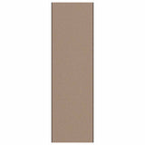 Vidaxl deurmat beige en zwart 120 x 400 cm 100% polyamide - afbeelding 2