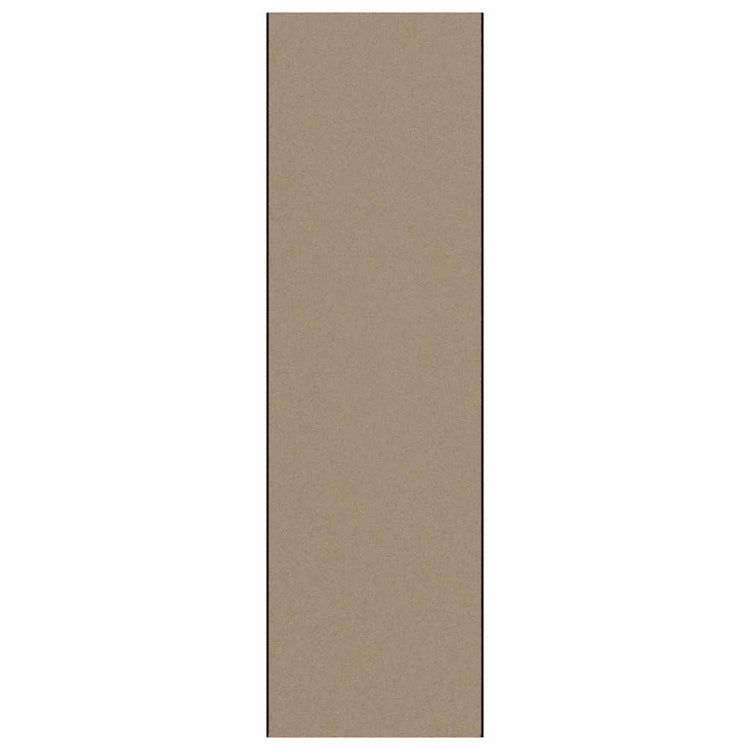 Vidaxl deurmat beige en zwart 120 x 400 cm 100% polyamide