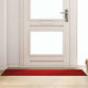 Vidaxl deurmat rood en zwart 60 x 180 cm 100% polyamide