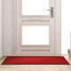 Vidaxl deurmat anders rood en zwart 90 x 150 cm polypropyleen en vinyl