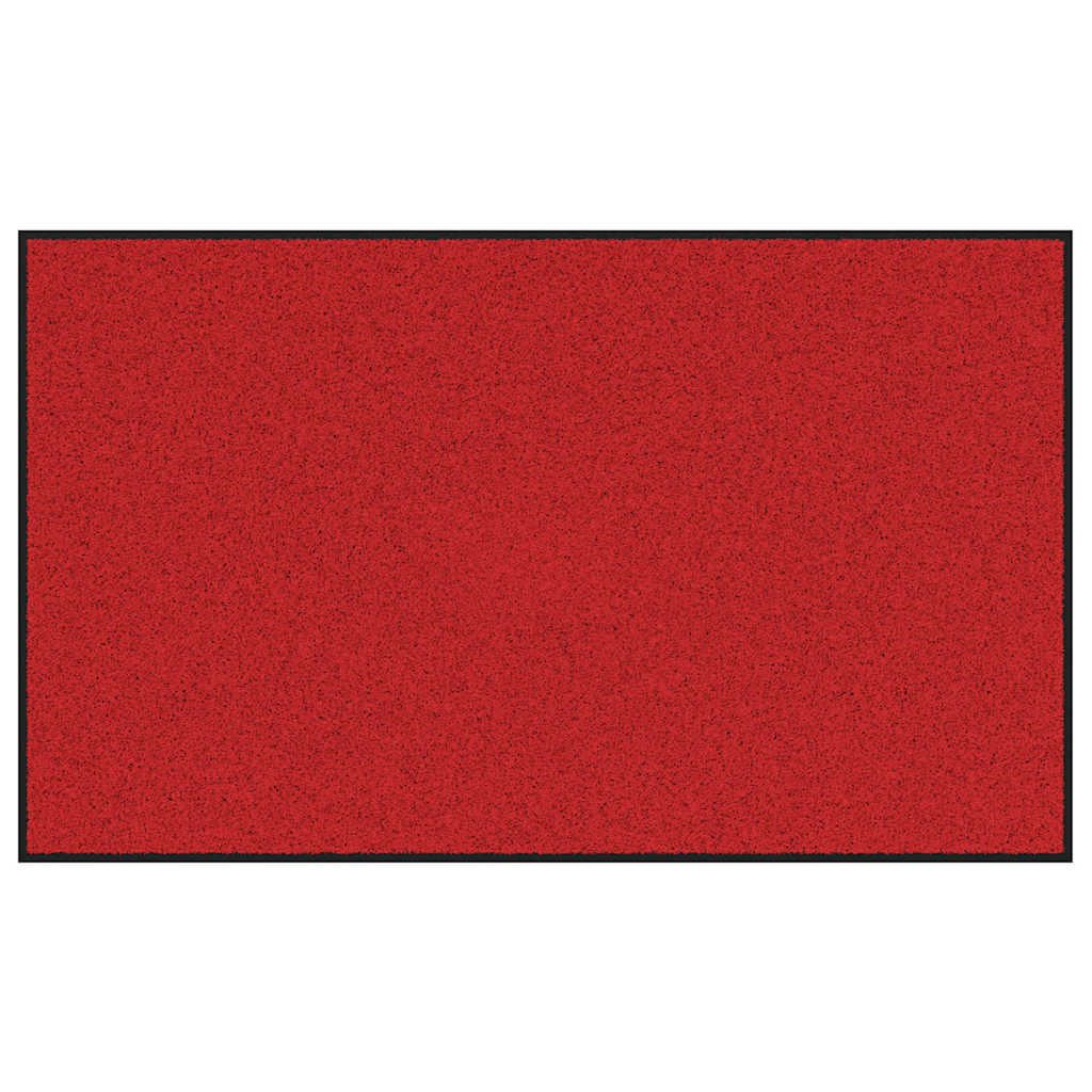 Vidaxl deurmat anders rood en zwart 90 x 150 cm polypropyleen en vinyl