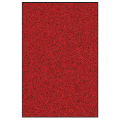Vidaxl deurmat rood en zwart 120 x 180 cm polypropyleen en vinyl