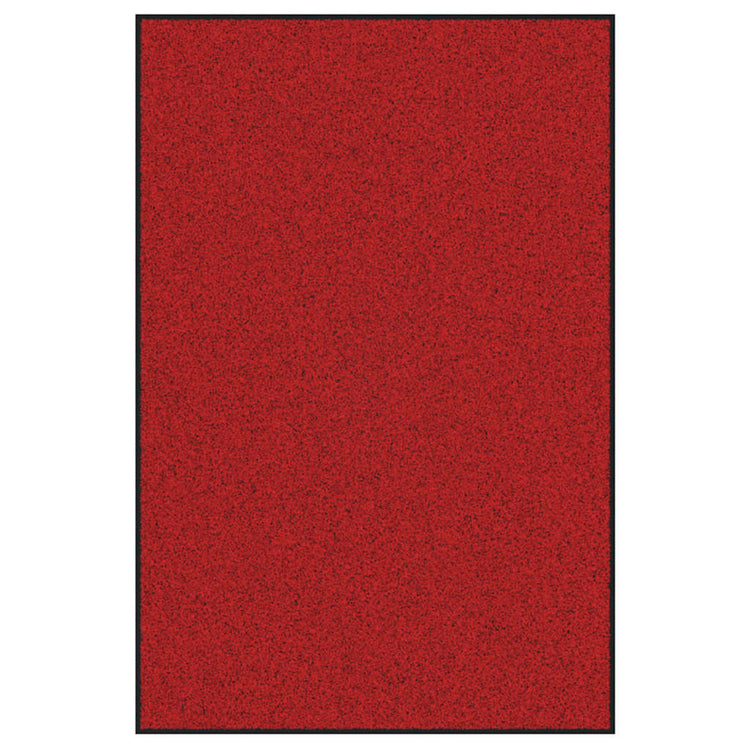 Vidaxl deurmat rood en zwart 120 x 180 cm 100% polyamide