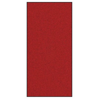 Vidaxl deurmat rood en zwart 120 x 250 cm polypropyleen en vinyl