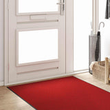 Vidaxl deurmat rood en zwart 120 x 300 cm 100% polyamide - afbeelding 3