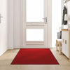 Vidaxl deurmat rood en zwart 120 x 300 cm polypropyleen en vinyl