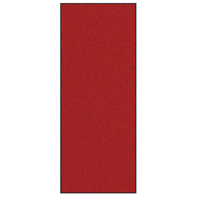 Vidaxl deurmat rood en zwart 120 x 300 cm 100% polyamide