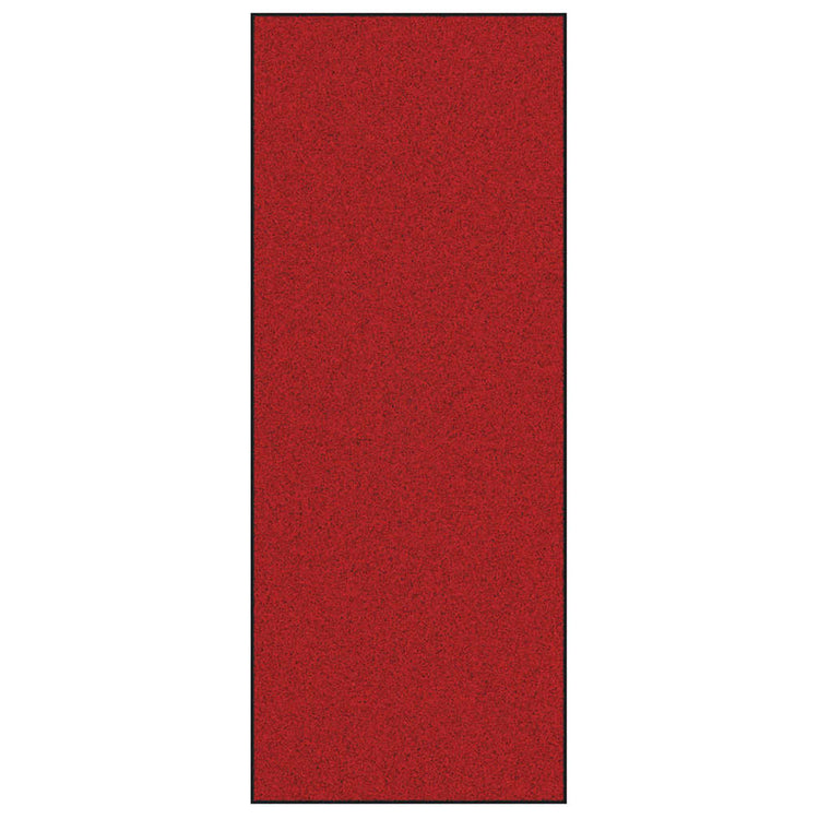 Vidaxl deurmat rood en zwart 120 x 300 cm 100% polyamide