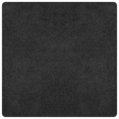 Vidaxl antislip shaggy tapijt donkergrijs 200 x 200 cm pp