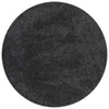 Vidaxl antislip shaggy tapijt donkergrijs 120 x 120 cm pp