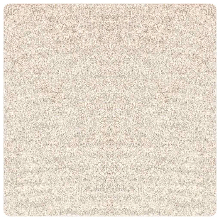 Vidaxl antislip shaggy tapijt crèmekleurig 120 x 120 cm pp