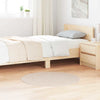 Vidaxl antislip shaggy tapijt crème 90 x 90 cm pp