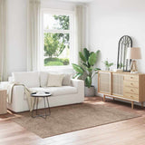Vidaxl antislip shaggy tapijt bruin 160 x 230 cm pp - afbeelding 1