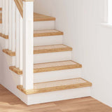 Vidaxl antislip trapmatten 15 st 75 x 20 cm crème pp rechthoekig - afbeelding 1