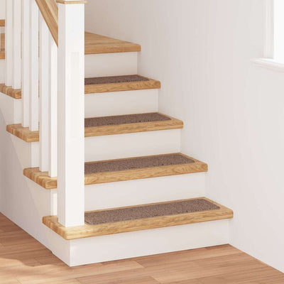 Vidaxl antislip trapmatten 15 st 75 x 20 cm bruin pp rechthoekig