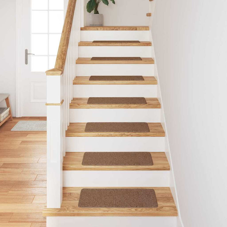 Vidaxl antislip trapmatten 15 st 60 x 25 cm geel pp rechthoekig