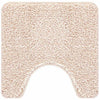 Vidaxl antislip badmat met toilet cut crème 50 x 50 cm pp