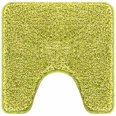Vidaxl antislip badmat met toilet cut groen 50 x 50 cm pp