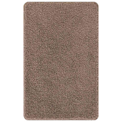 Vidaxl antislip badmat bruin 50 x 80 cm pp