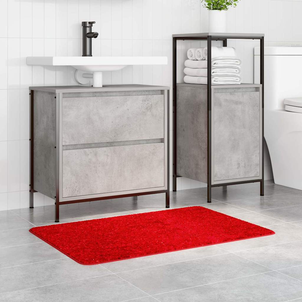 Vidaxl antislip badmat rood 60 x 90 cm pp