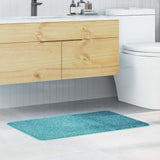 Vidaxl antislip badmat turquoise 60 x 90 cm pp - afbeelding 1