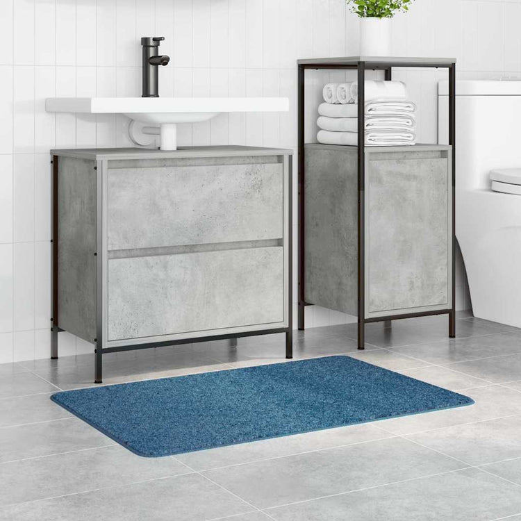Vidaxl antislip badmat blauw 60 x 90 cm pp