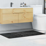Vidaxl antislip badmat donkergrijs 70 x 120 cm pp - afbeelding 1