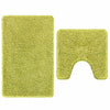 Vidaxl antislip badmat set 2 pcs groen pp