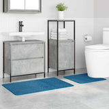 Vidaxl antislip badmat set 2 st blauw 50 x 50 cm pp - afbeelding 3