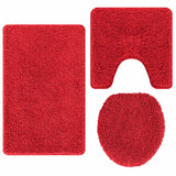 Vidaxl antislip badmat set 3 st rood 50 x 80 cm pp - afbeelding 2