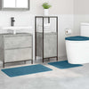 Vidaxl antislip badmat set 3 pcs blauw pp