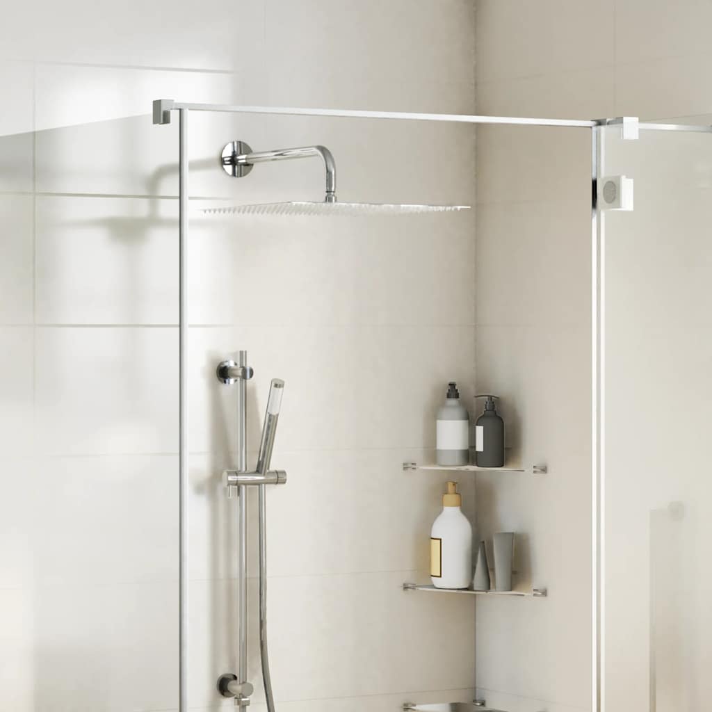 Vidaxl regendouchekop 304 40x40 cm vierkant roestvrij staal