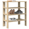 Vidaxl schoenenrek 61x32x70 cm bewerkt hout sonoma eikenkleurig