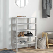 Vidaxl schoenenrek 61x32x87,5 cm bewerkt hout betongrijs - afbeelding 3