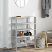 Vidaxl schoenenrek 61x32x87,5 cm bewerkt hout grijs sonoma eikenkleur - afbeelding 3