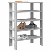 Vidaxl schoenenrek 61x32x87,5 cm bewerkt hout grijs sonoma eikenkleur - afbeelding 1
