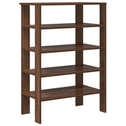 Vidaxl schoenenrek 61x32x87,5 cm bewerkt hout bruin eikenkleurig - afbeelding 2