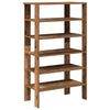 Vidaxl schoenenrek 61x32x105 cm bewerkt hout oud houtkleurig