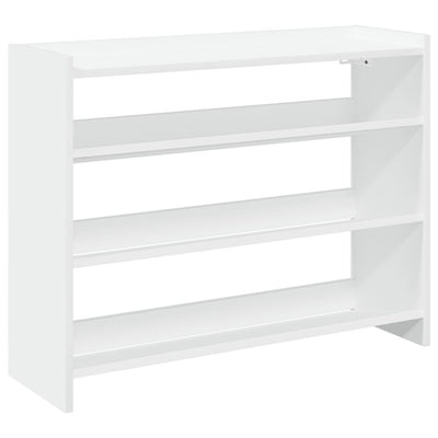 Vidaxl schoenenrek 80x25x62 cm bewerkt hout wit