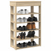 Vidaxl schoenenrek 60x30x98 cm bewerkt hout sonoma eikenkleurig