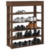 Vidaxl schoenenrek 80x30x98 cm bewerkt hout bruin eikenkleur