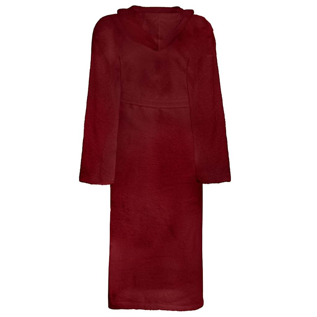 Vidaxl badjas kinn rood xl katoen