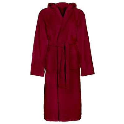 Vidaxl badjas kinn rood xxl katoen