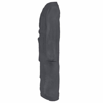 Vidaxl badjas kinn antraciet xxxl katoen