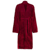 Vidaxl badjas kinn rood s katoen