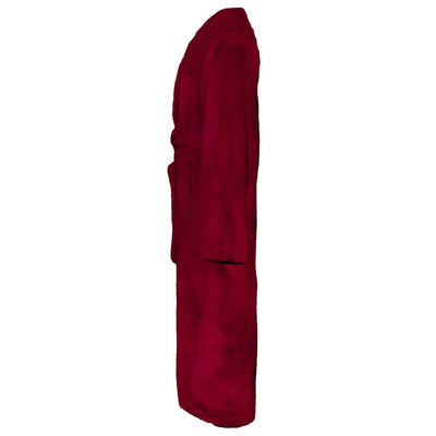 Vidaxl badjas kinn rood xxl katoen