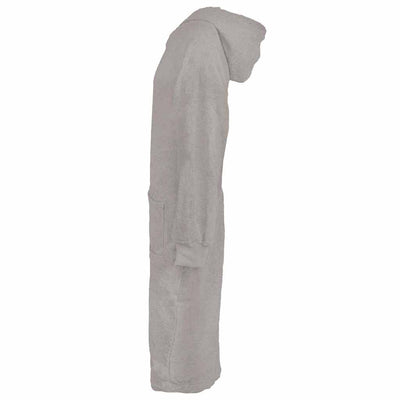 Vidaxl deken hoodie kinn grijs xl katoen