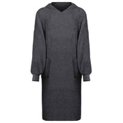Vidaxl deken hoodie kinn antraciet xl katoen - afbeelding 1