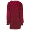 Vidaxl deken hoodie kinn rood l katoen
