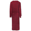 Vidaxl deken hoodie kinn rood xxl katoen